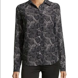 Equipment Silk Blouse SZ L